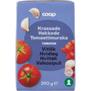 Coop tomaattimurska valkosipuli 390 g Coop tomaattimurska valkosipuli 390 g