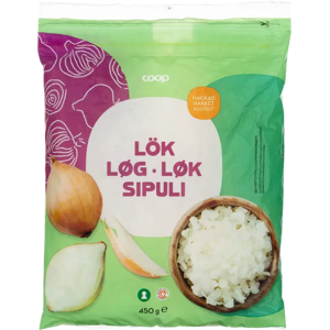 Coop sipulikuutiot 450 g pakaste Coop sipulikuutiot 450 g pakaste