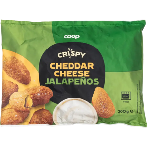 Coop paneroidut cheddar-jalapenot 200 g Coop paneroidut cheddar-jalapenot 200 g