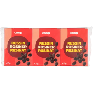 Coop rusinat 6 x 42g Coop rusinat 6 x 42g