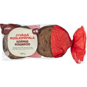 Coop jyväisä ruisleipäpala 360 g Coop jyväisä ruisleipäpala 360 g