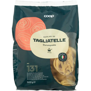 Coop Tagliatelle pasta kananmunaton 500 g Coop Tagliatelle pasta kananmunaton 500 g
