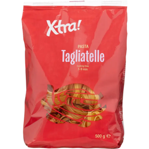 Xtra tagliatelle pasta kananmunaton 500 g Xtra tagliatelle pasta kananmunaton 500 g