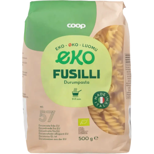 Coop Fusilli pasta luomu 500 g Coop Fusilli pasta luomu 500 g