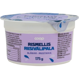 Coop riisivälipala mustikka 175 g Coop riisivälipala mustikka 175 g