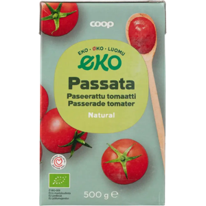 Coop Eko paseerattu tomaatti luomu 500 g Coop Eko paseerattu tomaatti luomu 500 g