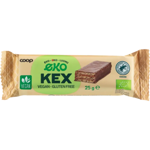 Coop Eko vegaaninen keksipatukka 25 g Coop Eko vegaaninen keksipatukka 25 g