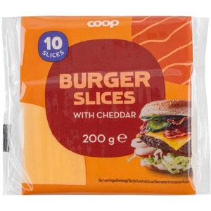 Coop cheddar-sulatejuustoviipaleet 200 g Coop cheddar-sulatejuustoviipaleet 200 g