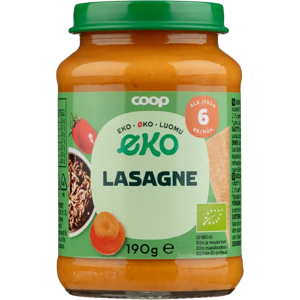 Coop Eko lasagne luomu 190 g 6 kk Coop Eko lasagne luomu 190 g 6 kk