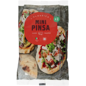 Coop Pinsa Classica Mini 2 kpl 300 g Coop Pinsa Classica Mini 2 kpl 300 g