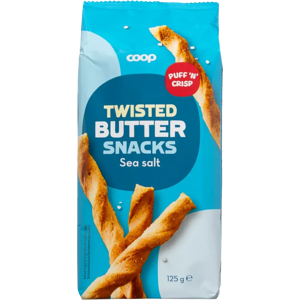Coop leipätikku twist merisuola 125 g Coop leipätikku twist merisuola 125 g