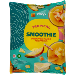 Coop smoothiesekoitus tropical 600 g pakaste Coop smoothiesekoitus tropical 600 g pakaste
