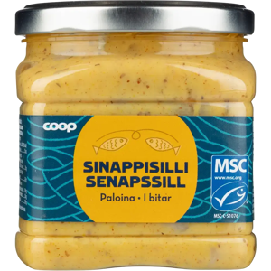 Coop sinappisilli 490 g MSC Coop sinappisilli 490 g MSC
