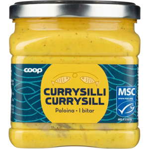 Coop currysilli 470 g MSC Coop currysilli 470 g MSC