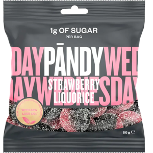 Klara Pändy Mansikka- ja lakritsikarkit - Makeiset Klara Pändy Mansikka- ja lakritsikarkit - Makeiset