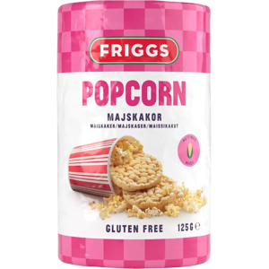 Friggs Gluteeniton Popcorn Maissikakku 125g Friggs Gluteeniton Popcorn Maissikakku 125g