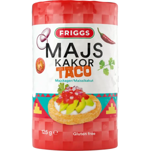 Friggs Gluteeniton Taco Maissikakku 125g Friggs Gluteeniton Taco Maissikakku 125g