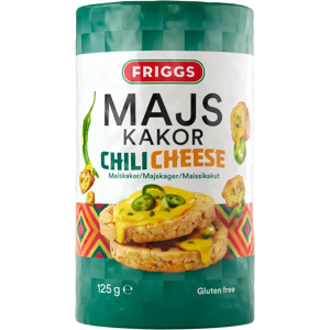 Friggs Gluteeniton Chilicheese Maissikakku 125g Friggs Gluteeniton Chilicheese Maissikakku 125g
