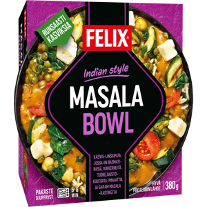 Felix Indian style masala bowl pakasteateria 380g Felix Indian style masala bowl pakasteateria 380g
