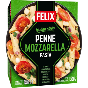 Felix Italian style penne mozzarella pasta pakasteateria 380g Felix Italian style penne mozzarella pasta pakasteateria 380g