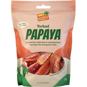 Exotic Snacks Kuivattu Papaija 180g Exotic Snacks Kuivattu Papaija 180g