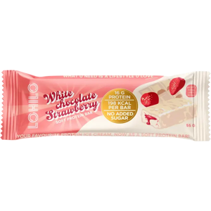 Lohilo proteiinipatukka White Chocolate Strawberry 55g Lohilo proteiinipatukka White Chocolate Strawberry 55g