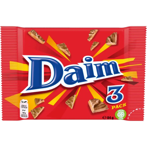 Daim 3-pack suklaapatukka 84g (3x28g) Daim 3-pack suklaapatukka 84g (3x28g)