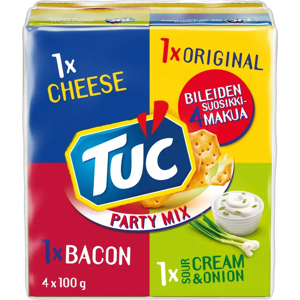 LU TUC TUC Party Mix suolakeksi 400g LU TUC TUC Party Mix suolakeksi 400g