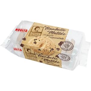 Vicenzi Matilde Voikeksit suklaahippujen kera 200g Vicenzi Matilde Voikeksit suklaahippujen kera 200g