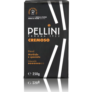 Pellini Cremoso jauhettu mokkakahvi 250g Pellini Cremoso jauhettu mokkakahvi 250g