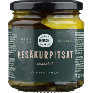 Herkku grillatut kesäkurpitsat 280/170 g Herkku grillatut kesäkurpitsat 280/170 g