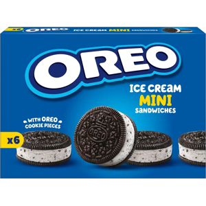 Oreo välipalajäätelö 6kpl=204g/330ml Oreo välipalajäätelö 6kpl=204g/330ml