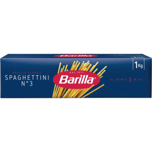Barilla Spaghettini n.3 durumvehnästä valmistettu pasta 1kg Barilla Spaghettini n.3 durumvehnästä valmistettu pasta 1kg