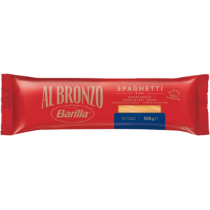 Barilla-Al Bronzo Barilla Al Bronzo Spaghetti n. 305 durumvehnästä valmistettu pasta 500g Barilla-Al Bronzo Barilla Al Bronzo Spaghetti n. 305 durumvehnästä valmistettu pasta 500g