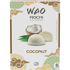 Wao Mochi jäätelö 6x35g kookos Wao Mochi jäätelö 6x35g kookos