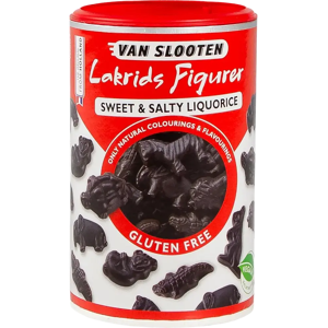 Van Slooten Lakrids Figurer 225g lakritsi- ja salmiakkilajitelma Van Slooten Lakrids Figurer 225g lakritsi- ja salmiakkilajitelma