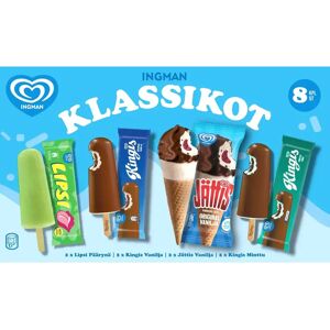 Ingman - Klassikot Jäätelö Monipakkaus - Jäätelö Ingman - Klassikot Jäätelö Monipakkaus - Jäätelö