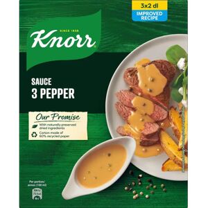 Knorr 3 Pippurin kastike Kastikeaines 3x32 g Knorr 3 Pippurin kastike Kastikeaines 3x32 g