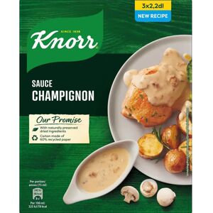 Knorr Herkkusienikastike Kastikeaines 3x36 g Knorr Herkkusienikastike Kastikeaines 3x36 g