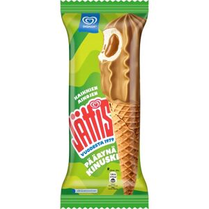 Jättis Päärynä-Kinuski Jäätelötuutti 195ml/109g Jättis Päärynä-Kinuski Jäätelötuutti 195ml/109g