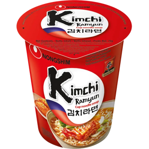 Nong Shim - Ramyun Cup Kimchi - 75g - Pikanuudeli kuppi Nong Shim - Ramyun Cup Kimchi - 75g - Pikanuudeli kuppi
