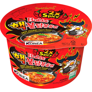 Samyang Buldak Ramen Hot Chicken Big Bowl Extreme 2x Spicy 105g Samyang Buldak Ramen Hot Chicken Big Bowl Extreme 2x Spicy 105g