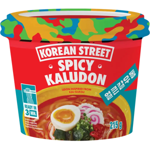 KOREAN STREET Kaludon Spicy nuudelit 215 g KOREAN STREET Kaludon Spicy nuudelit 215 g