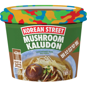 KOREAN STREET Kaludon Mushroom nuudelit sieni 213 g KOREAN STREET Kaludon Mushroom nuudelit sieni 213 g
