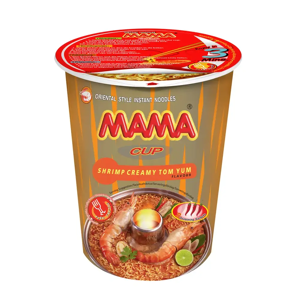Mama Creamy Tom Yum kuppinuudeli 70g Mama Creamy Tom Yum kuppinuudeli 70g