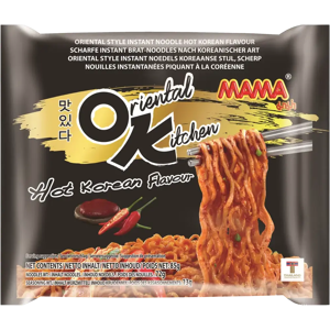 Mama OK Hot Korean Flavour Nuudeli Stir fry 85g Mama OK Hot Korean Flavour Nuudeli Stir fry 85g