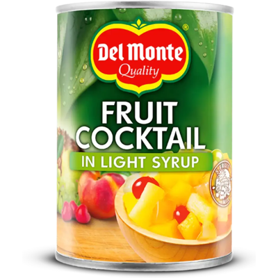 Del Monte 420g Hedelmäcocktail kevyessä sokeriliemessä Del Monte 420g Hedelmäcocktail kevyessä sokeriliemessä