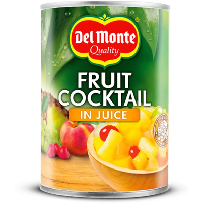 Del Monte 415g/250g Hedelmäcocktail mehussa Del Monte 415g/250g Hedelmäcocktail mehussa