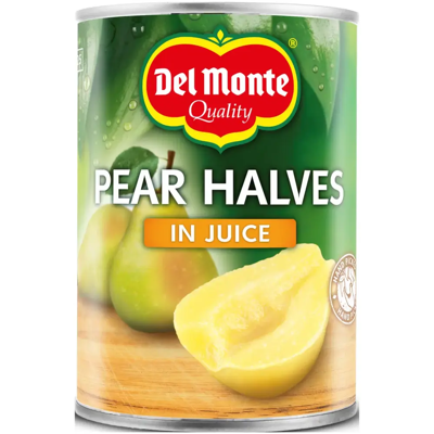 Del Monte 415g Päärynänpuolikas mehussa Del Monte 415g Päärynänpuolikas mehussa