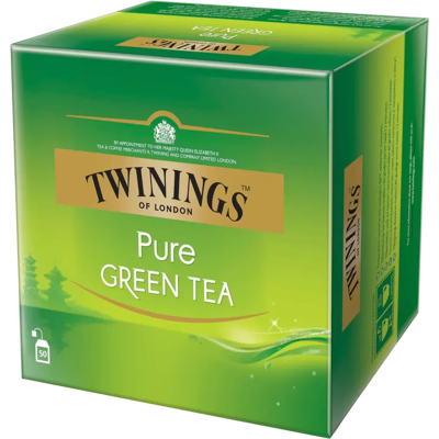 Twinings 50x2g pure green tea Twinings 50x2g pure green tea